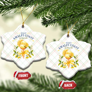 Amalfi Coast Limoncello Gelato Ceramic Ornament La Dolce Vita Italy Lemon Dessert Summer TS10 Print Your Wear