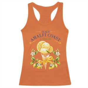 Amalfi Coast Limoncello Gelato Racerback Tank Top La Dolce Vita Italy Lemon Dessert Summer TS10 Orange Print Your Wear