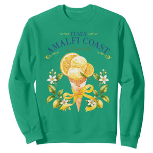 Amalfi Coast Limoncello Gelato Sweatshirt La Dolce Vita Italy Lemon Dessert Summer TS10 Irish Green Print Your Wear
