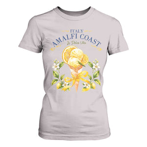 Amalfi Coast Limoncello Gelato T Shirt For Women La Dolce Vita Italy Lemon Dessert Summer TS10 Ice Gray Print Your Wear