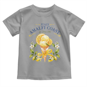 Amalfi Coast Limoncello Gelato Toddler T Shirt La Dolce Vita Italy Lemon Dessert Summer TS10 Sport Gray Print Your Wear