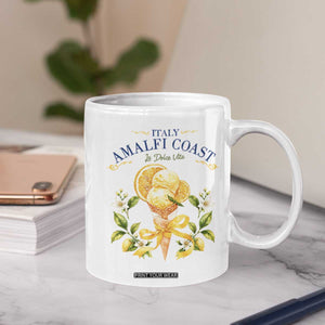 Amalfi Coast Limoncello Gelato Coffee Mug La Dolce Vita Italy Lemon Dessert Summer TS10 Print Your Wear