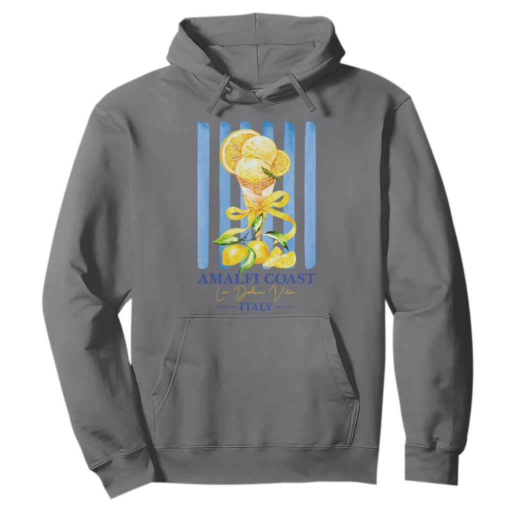 Amalfi Coast Italy Lemon Gelato Hoodie La Dolce Vita Citrus Summer Travel Vintage Coastal