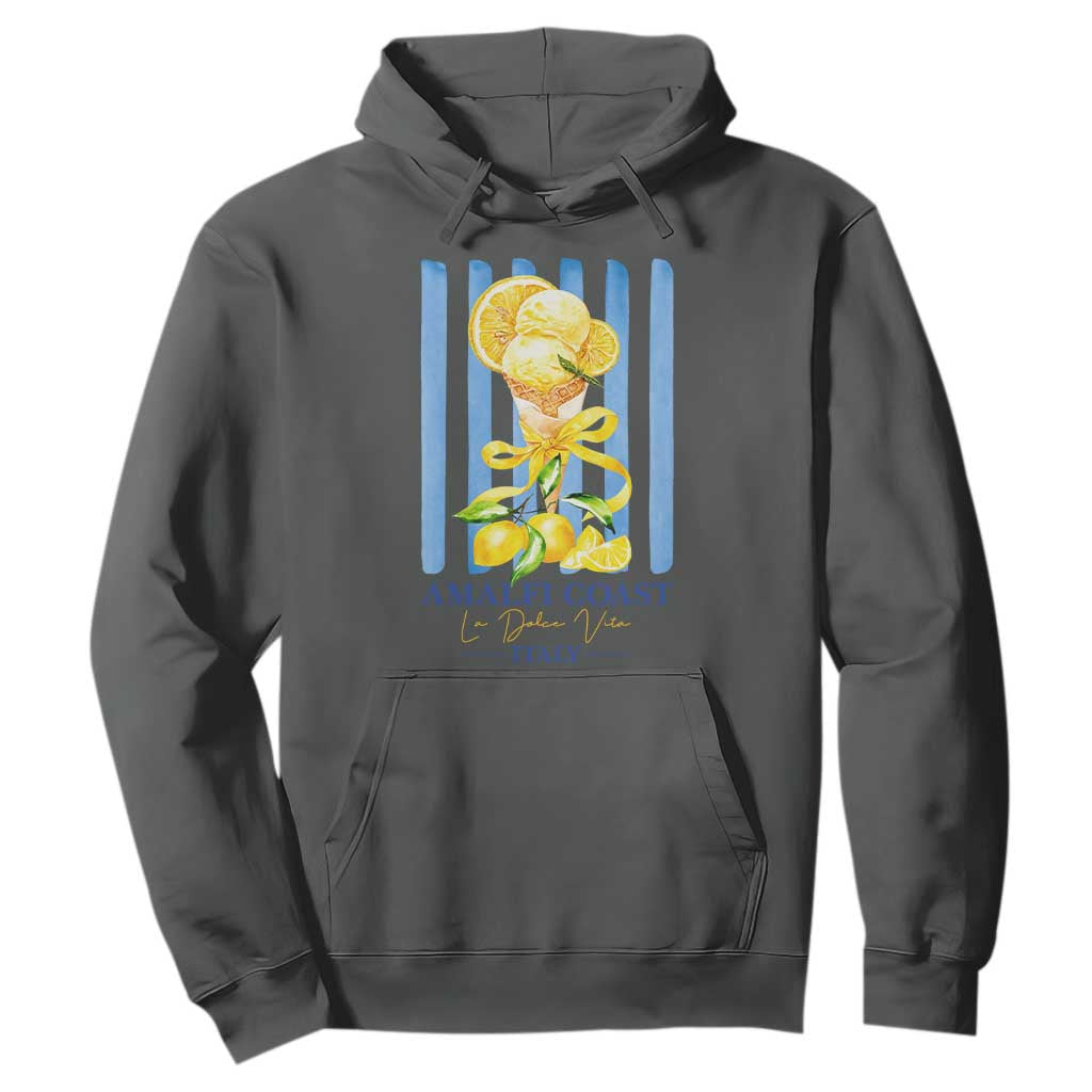 Amalfi Coast Italy Lemon Gelato Hoodie La Dolce Vita Citrus Summer Travel Vintage Coastal