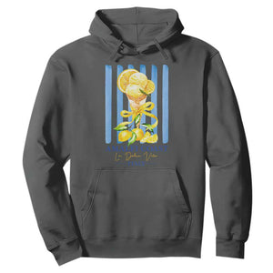 Amalfi Coast Italy Lemon Gelato Hoodie La Dolce Vita Citrus Summer Travel Vintage Coastal
