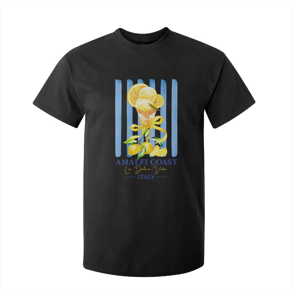 Amalfi Coast Italy Lemon Gelato T Shirt For Kid La Dolce Vita Citrus Summer Travel Vintage Coastal