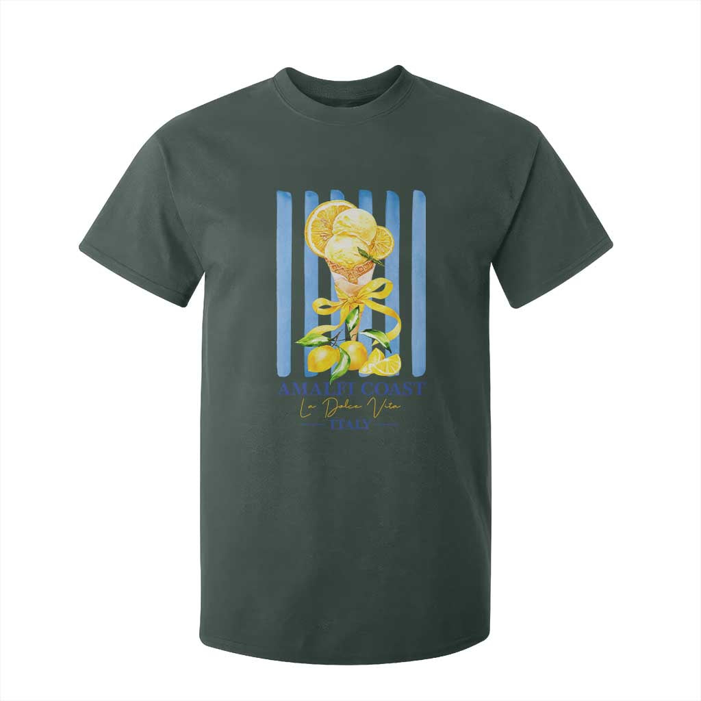 Amalfi Coast Italy Lemon Gelato T Shirt For Kid La Dolce Vita Citrus Summer Travel Vintage Coastal