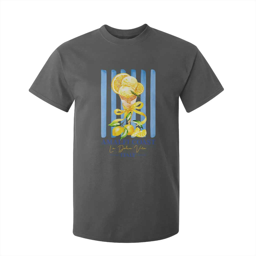 Amalfi Coast Italy Lemon Gelato T Shirt For Kid La Dolce Vita Citrus Summer Travel Vintage Coastal