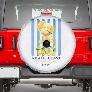 Amalfi Coast Italy Lemon Gelato Spare Tire Cover La Dolce Vita Citrus Summer Travel Vintage Coastal