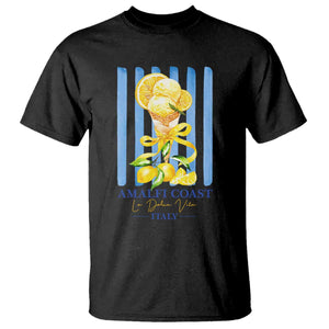 Amalfi Coast Italy Lemon Gelato T Shirt La Dolce Vita Citrus Summer Travel Vintage Coastal