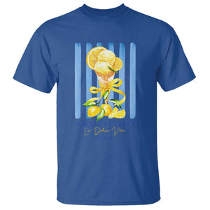 Amalfi Coast Italy Lemon Gelato T Shirt La Dolce Vita Citrus Summer Travel Vintage Coastal