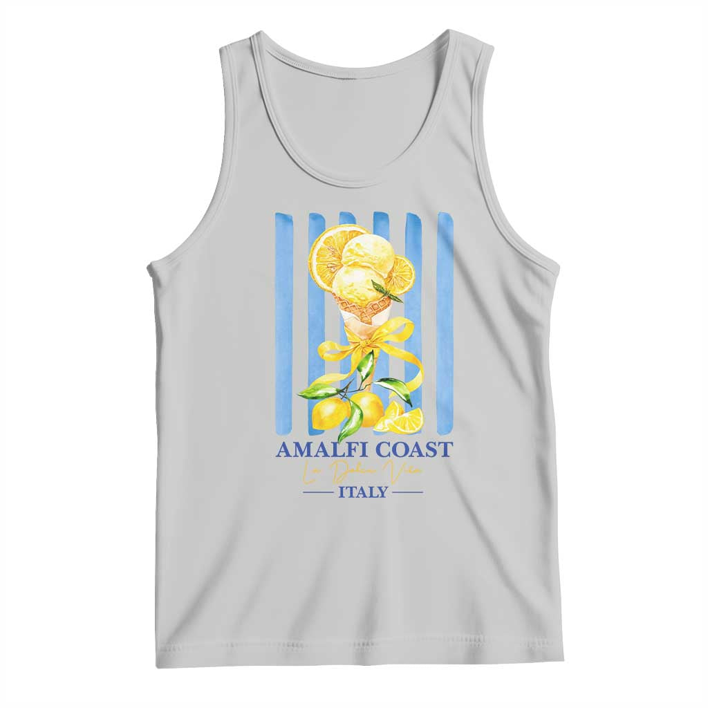 Amalfi Coast Italy Lemon Gelato Tank Top La Dolce Vita Citrus Summer Travel Vintage Coastal
