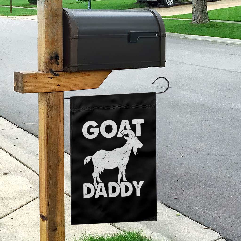 Goat Daddy Garden Flag Funny Fathers Day Presents For Goat Dad TS10 Print Your Wear