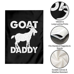 Goat Daddy Garden Flag Funny Fathers Day Presents For Goat Dad TS10 Print Your Wear