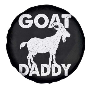 Goat Daddy Spare Tire Cover Funny Fathers Day Presents For Goat Dad TS10 Print Your Wear