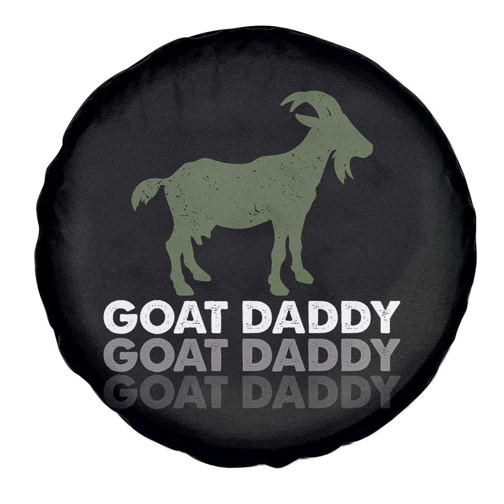 Funny Dad Spare Tire Cover Funny Goat Daddy Fathers Day Presents For Goat Lovers TS10 Print Your Wear