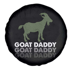 Funny Dad Spare Tire Cover Funny Goat Daddy Fathers Day Presents For Goat Lovers TS10 Print Your Wear