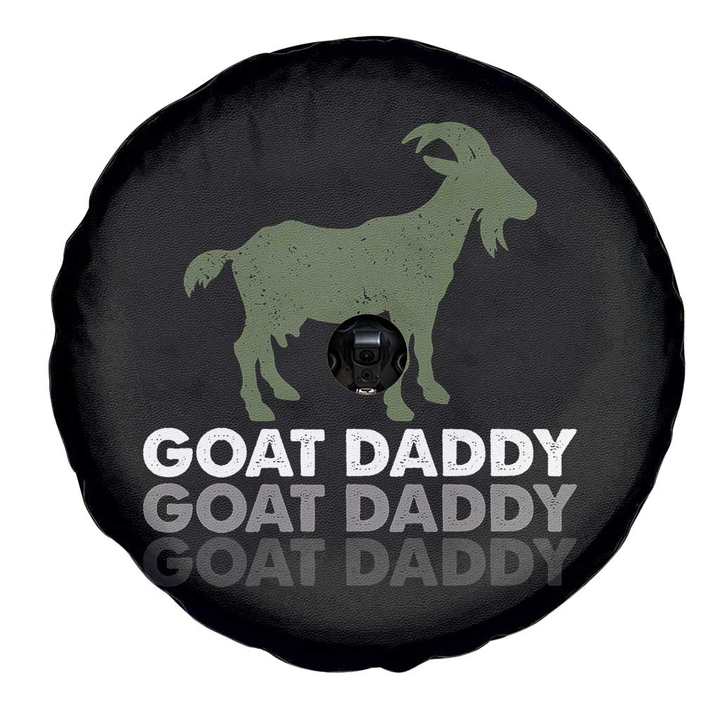Funny Dad Spare Tire Cover Funny Goat Daddy Fathers Day Presents For Goat Lovers TS10 Print Your Wear