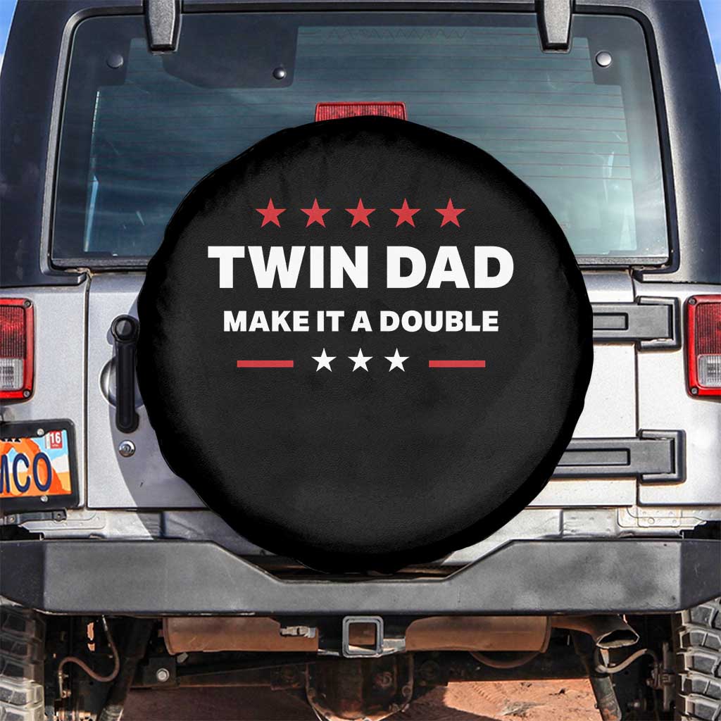 Retro Twin Dad Spare Tire Cover Make It A Double Fathers Day