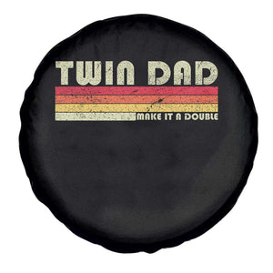 Retro Twin Dad Spare Tire Cover Make It A Double Vintage Cool 70s 80s Style Sunset TS10 Print Your Wear