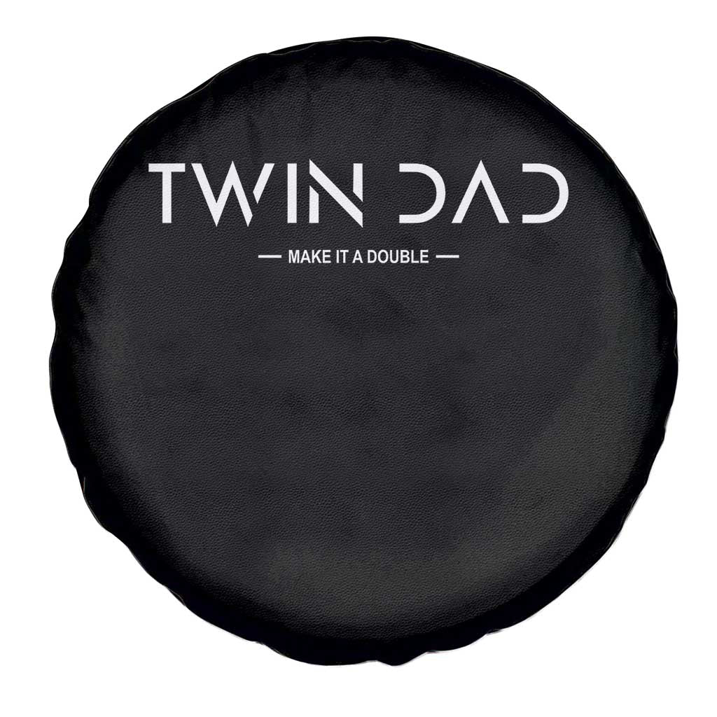 Retro Twin Dad Spare Tire Cover Subtle Make It A Double Minimal Fathers Day TS10 Print Your Wear