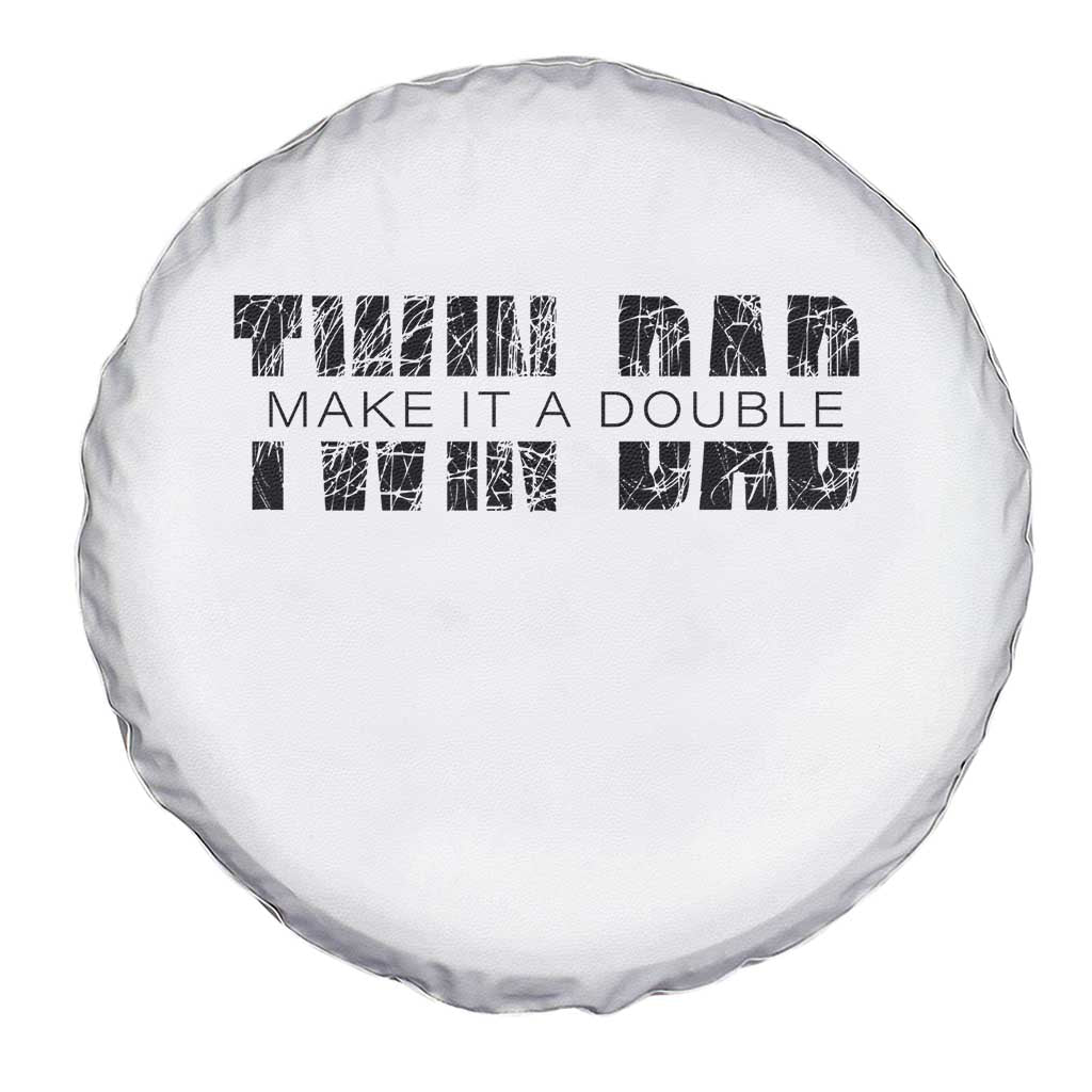 Retro Twin Dad Spare Tire Cover Subtle Make It A Double Fathers Day