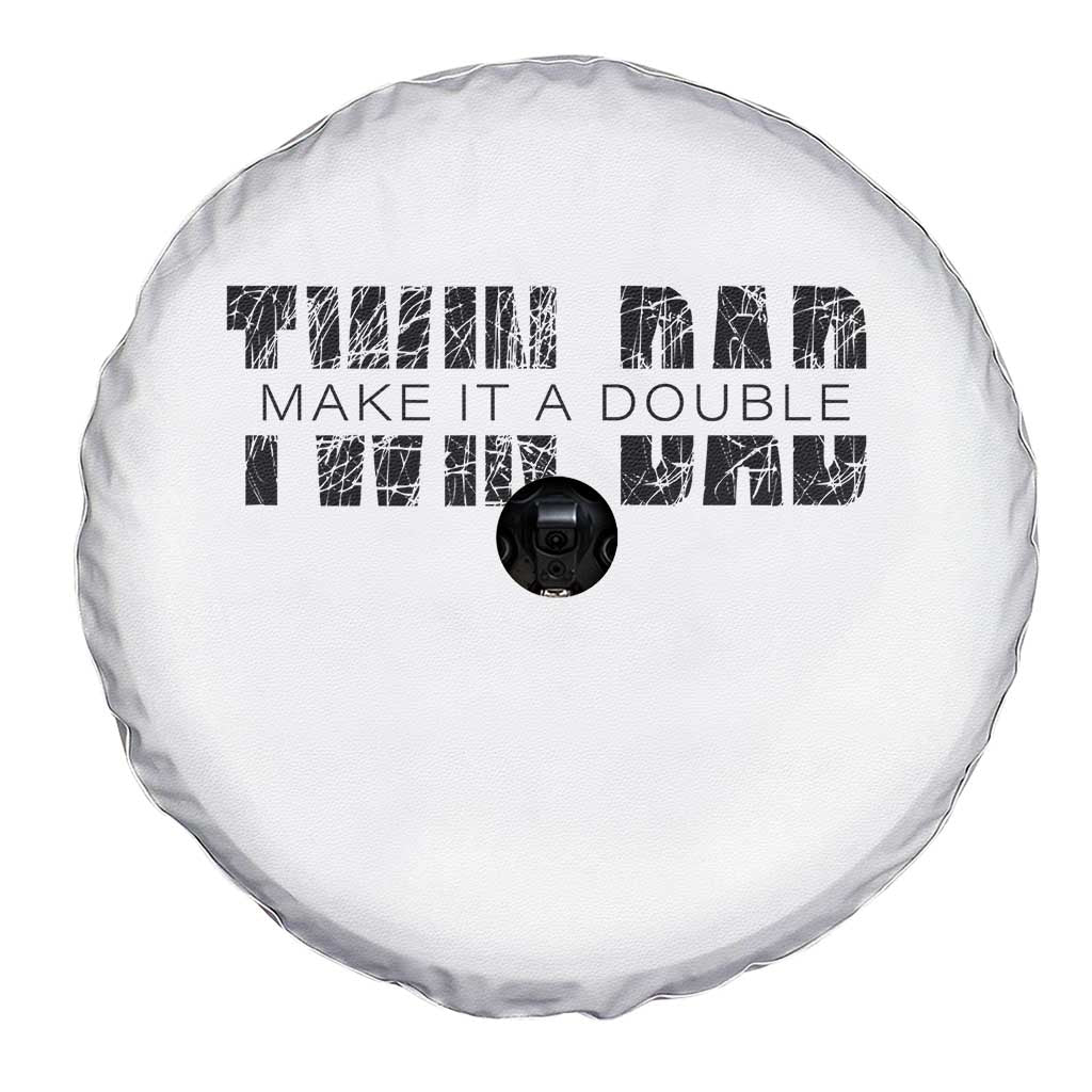 Retro Twin Dad Spare Tire Cover Subtle Make It A Double Fathers Day