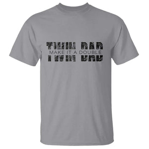 Retro Twin Dad T Shirt Subtle Make It A Double Fathers Day TS10 Sport Gray Print Your Wear