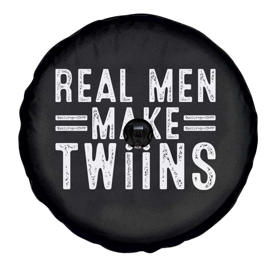 Funny Twin Dad Spare Tire Cover Real Men Make Twins Daddy Humor Fathers Day TS10 Print Your Wear