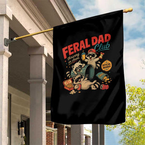 Funny Raccoon Dad Garden Flag Feral Dad Club Fathers Day Gift TS10 Print Your Wear