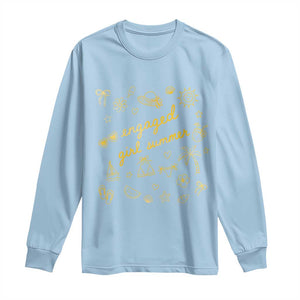 Engaged Girl Summer Long Sleeve Shirt Bride To Be Engagement