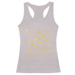 Engaged Girl Summer Racerback Tank Top Bride To Be Engagement