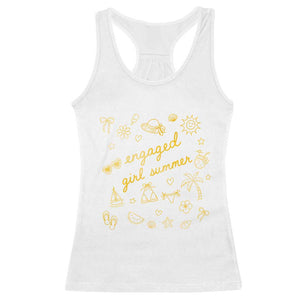 Engaged Girl Summer Racerback Tank Top Bride To Be Engagement