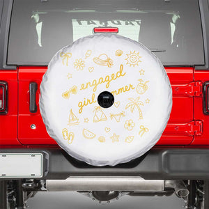 Engaged Girl Summer Spare Tire Cover Bride To Be Engagement