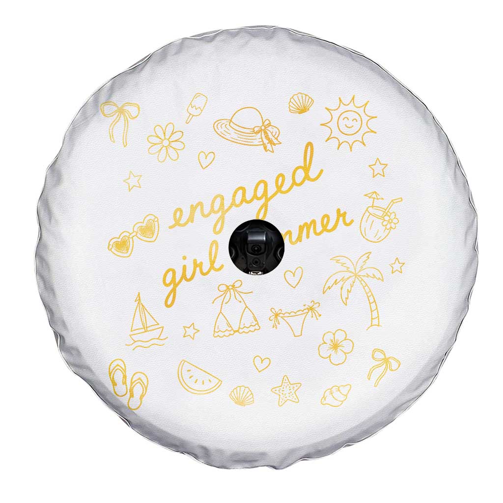 Engaged Girl Summer Spare Tire Cover Bride To Be Engagement