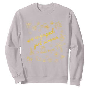 Engaged Girl Summer Sweatshirt Bride To Be Engagement