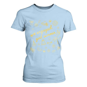 Engaged Girl Summer T Shirt For Women Bride To Be Engagement