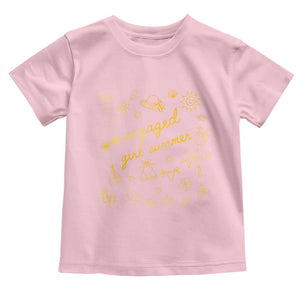 Engaged Girl Summer Toddler T Shirt Bride To Be Engagement