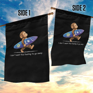 I Dont Want This Feeling To Go Away Garden Flag Vintage Surf Monkey Nostalgic Summer Beach Vacation TS10 Print Your Wear