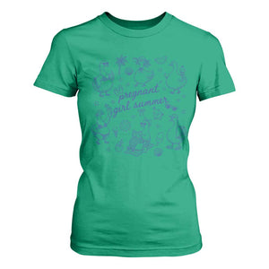 Pregnant Girl Summer T Shirt For Women Summer Goose Beach Pregnancy Announcement Baby Shower