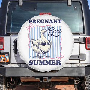 Pregnant Girl Summer Spare Tire Cover Striped Coquette Summer Goose Beach Pregnancy Announcement