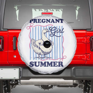 Pregnant Girl Summer Spare Tire Cover Striped Coquette Summer Goose Beach Pregnancy Announcement