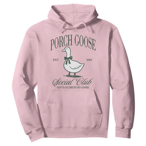 Porch Goose Hoodie Cute Garden Club Vibes Moms Grandmas TS10 Light Pink Print Your Wear