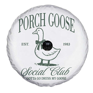 Porch Goose Spare Tire Cover Cute Garden Club Vibes Moms Grandmas TS10 Print Your Wear