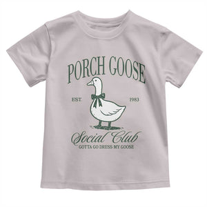 Porch Goose Toddler T Shirt Cute Garden Club Vibes Moms Grandmas TS10 Ice Gray Print Your Wear
