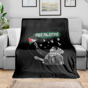 Free Palestine Throw Blanket Gaza Palestinian Flag TS10 Print Your Wear