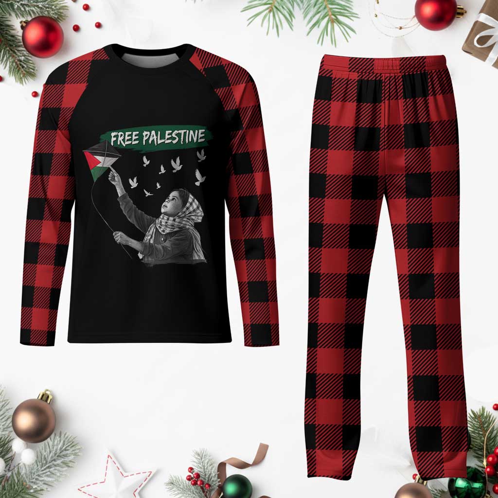 Free Palestine Plaid Pajama Set Gaza Palestinian Flag TS10 Buffalo Plaid Print Your Wear