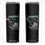 Free Palestine Skinny Tumbler Gaza Palestinian Flag TS10 Black Print Your Wear