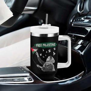 Free Palestine Tumbler With Handle Gaza Palestinian Flag TS10 Print Your Wear