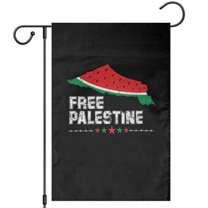 Free Palestine Garden Flag Watermelon Map TS10 Black Print Your Wear